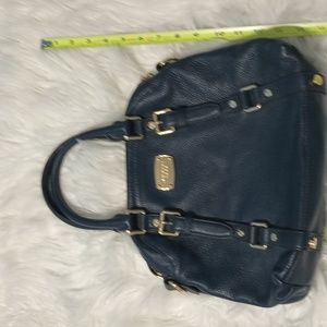 Michael Kors Navy Blue Purse 10.5"x12"